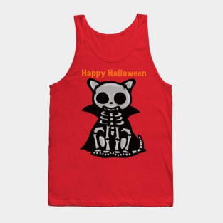 Halloween cat Tank Top